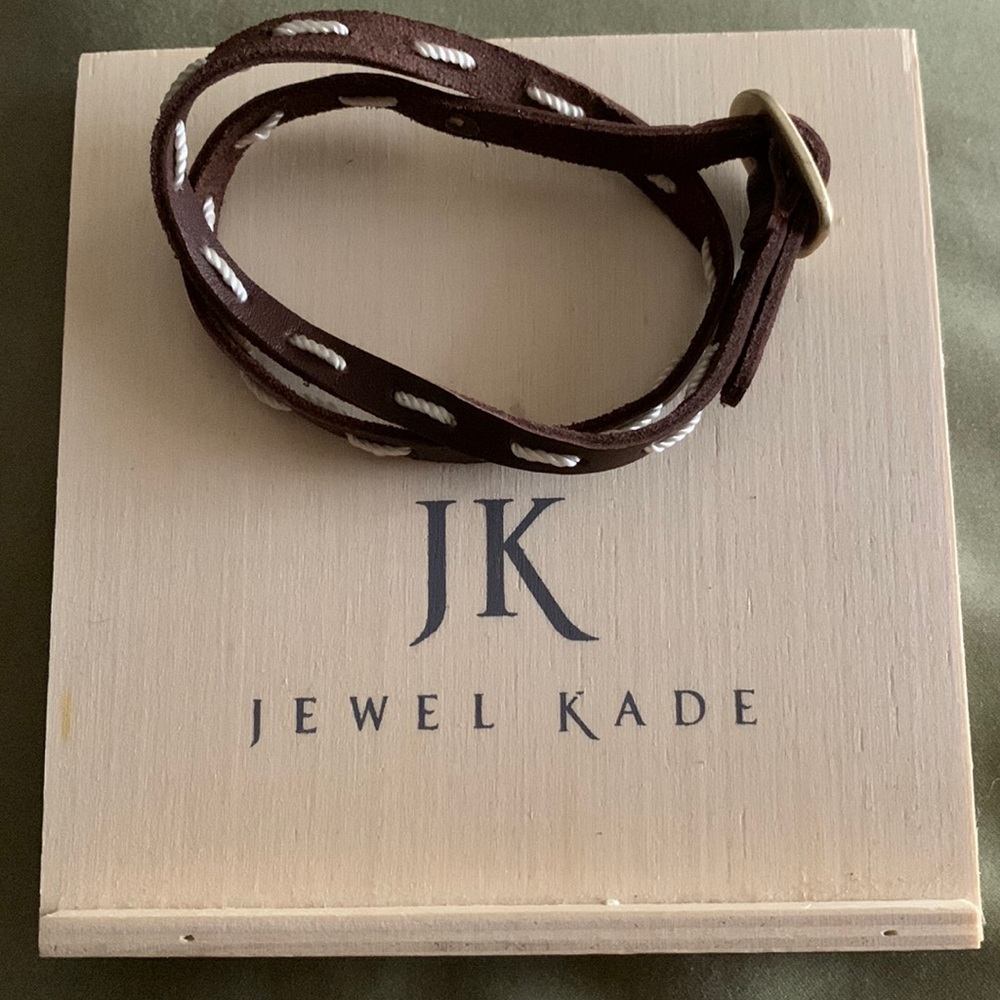 JK by Thirty-One Faux Leather Wrap Bracelet NEW